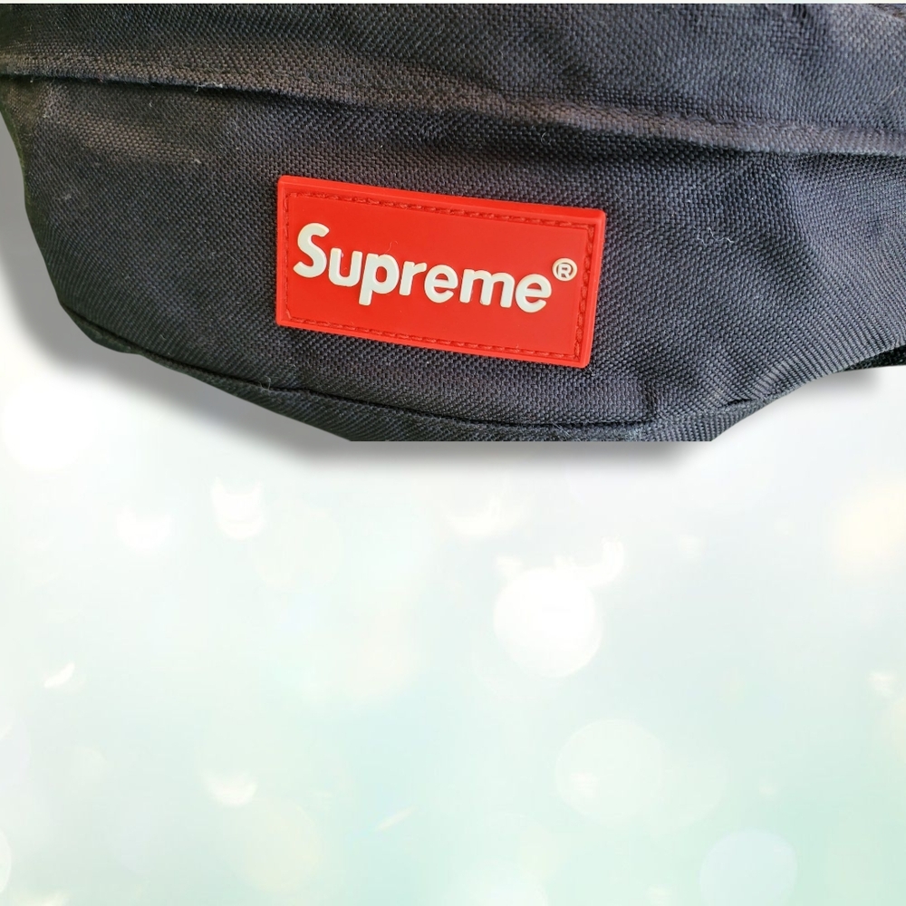 Supreme Classic Waist Black Sling Belt Bag - Picture 5 of 11
